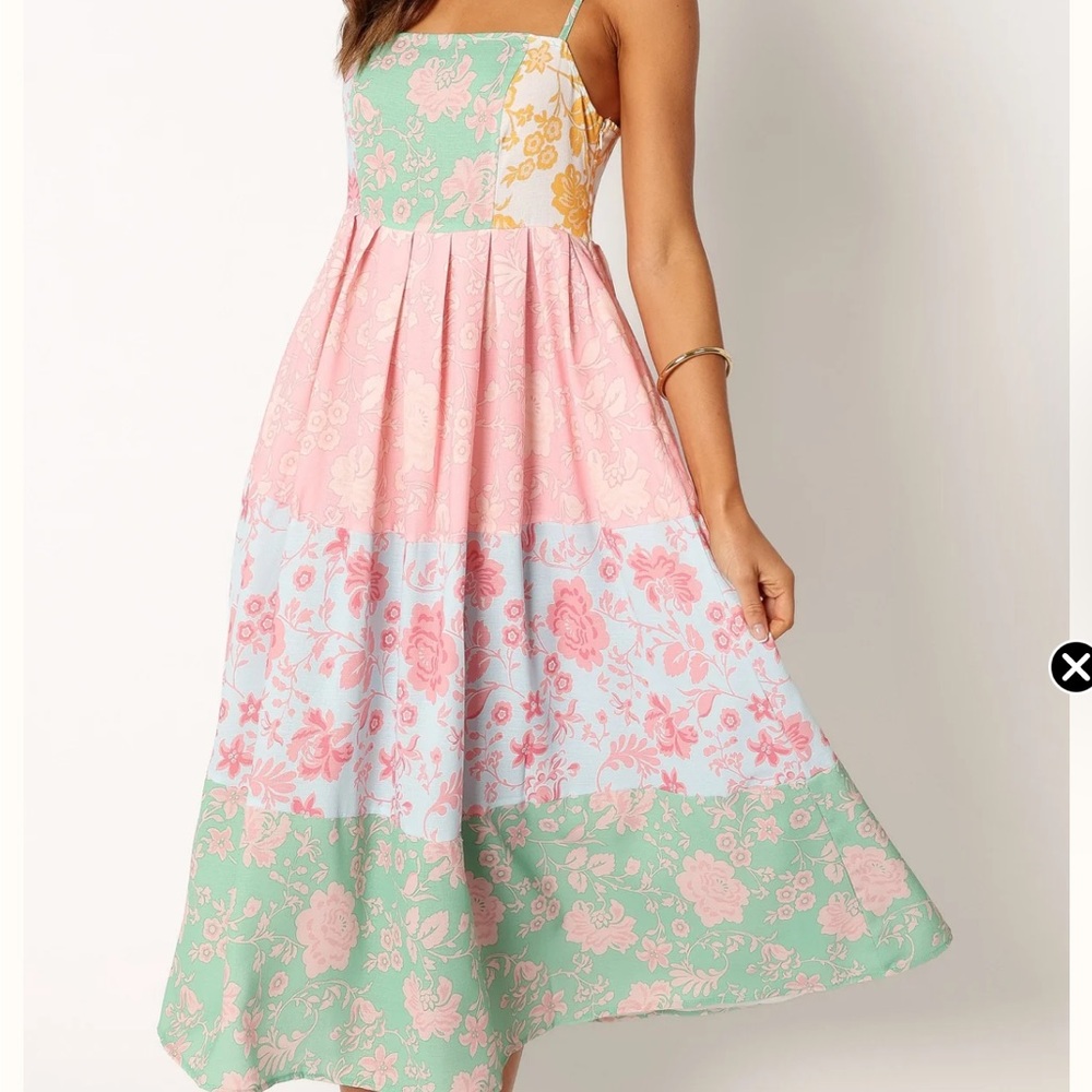 Petal & Pup Pastel Floral Maxi Dress